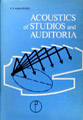 Acoustics of Studios and Auditoria